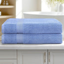 2 Pack Bath Sheets Set Cotton Extra Large Towel Blue - NuSea