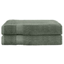 2 Pack Bath Sheets Set Cotton Extra Large Towel Green - NuSea