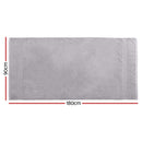 2 Pack Bath Sheets Set Cotton Extra Large Towel Grey - NuSea
