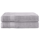 2 Pack Bath Sheets Set Cotton Extra Large Towel Grey - NuSea