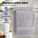 2 Pack Bath Sheets Set Cotton Extra Large Towel Grey - NuSea