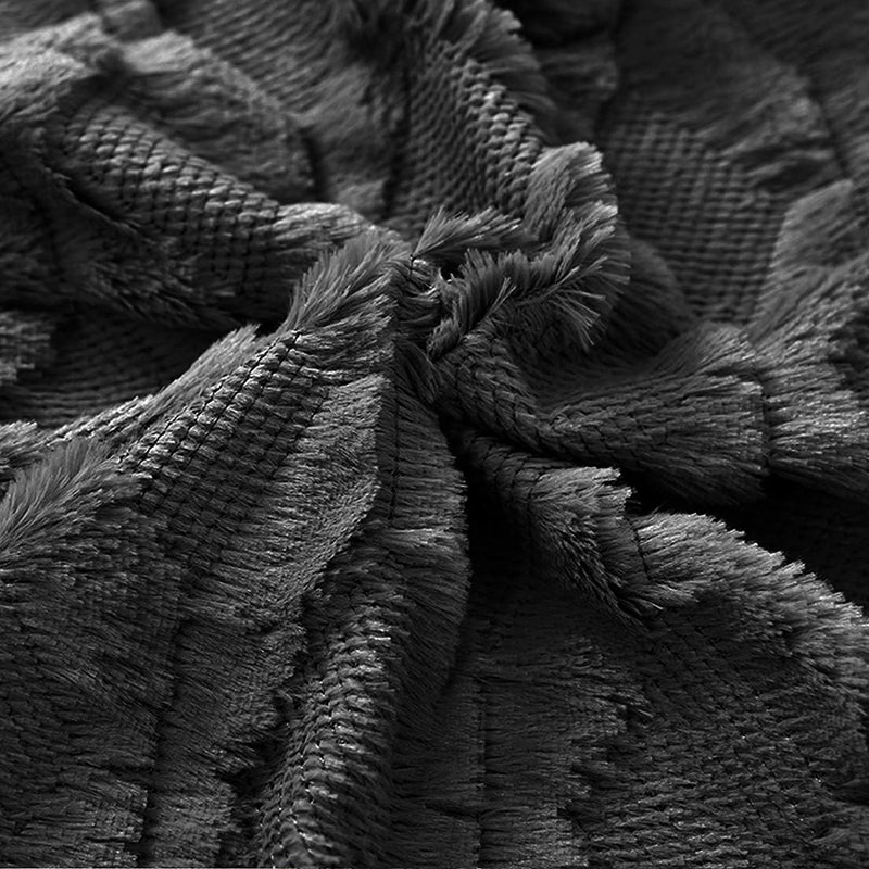 2 Pack Decorative Boho Throw Pillow Covers 45 x 45 cm (Black) - NuSea