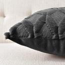 2 Pack Decorative Boho Throw Pillow Covers 45 x 45 cm (Black) - NuSea