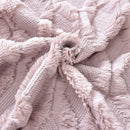 2 Pack Decorative Boho Throw Pillow Covers 45 x 45 cm (Pink) - NuSea