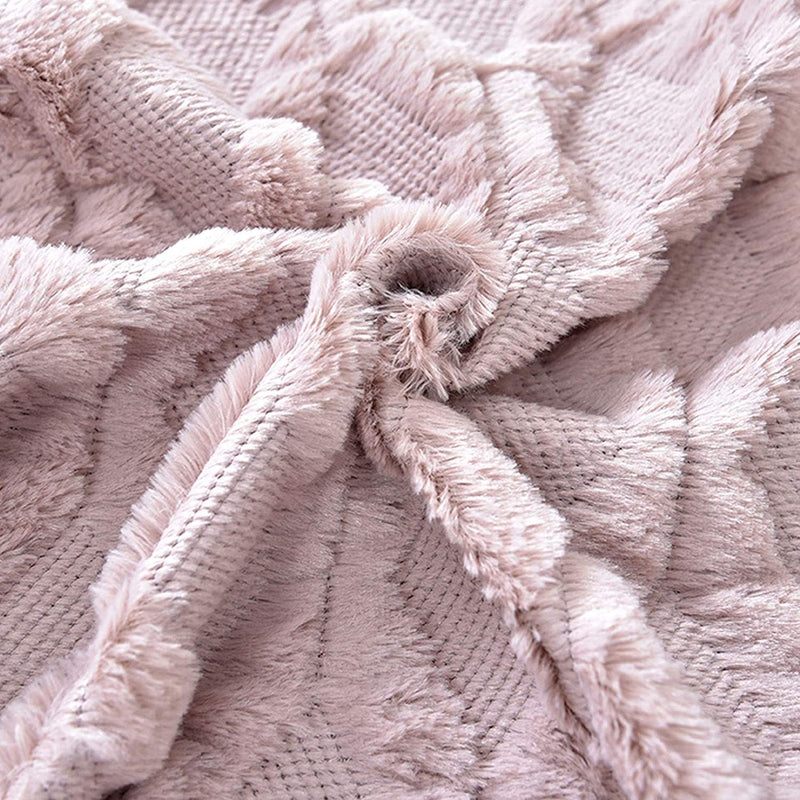 2 Pack Decorative Boho Throw Pillow Covers 45 x 45 cm (Pink) - NuSea