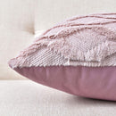 2 Pack Decorative Boho Throw Pillow Covers 45 x 45 cm (Pink) - NuSea