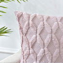 2 Pack Decorative Boho Throw Pillow Covers 45 x 45 cm (Pink) - NuSea