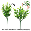 2 Pack Fake Plants Faux Artificial Eucalyptus Plants Home Garden Window Office Wedding Decoration - NuSea