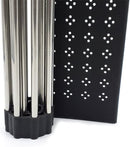 2 Pack Large Stainless Steel Roll Up Dish Drying Rack with Utensil Holder for Home Kitchen - NuSea