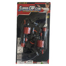 2 PCs Plastic 8 shots toy cap gun on card with 144 free caps - NuSea