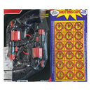 2 PCs Plastic 8 shots toy cap gun on card with 144 free caps - NuSea
