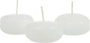 20 Pack of 4 Hour White Floating Candles - 4cm diameter - wedding party decoration - NuSea