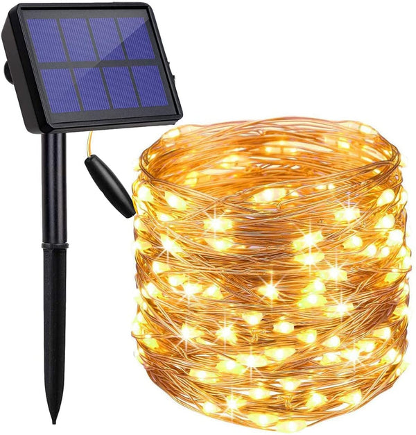 200 Waterproof LED Solar Fairy Light Outdoor with 8 Lighting Modes for Home,Garden and Decoration - NuSea