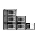 STORFEX 6/12 Pack Stackable Shoe Organizers Storage Boxes_5
