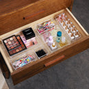 STORFEX Multifunctional Clear Plastic Drawer Organizers Set_4