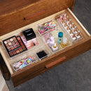 STORFEX Multifunctional Clear Plastic Drawer Organizers Set_4