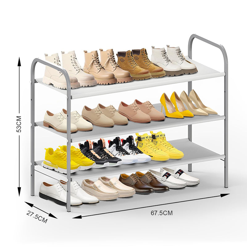 STORFEX 3-Tier Stackable Shoe Rack - Versatile Shoe Storage Organizer_5