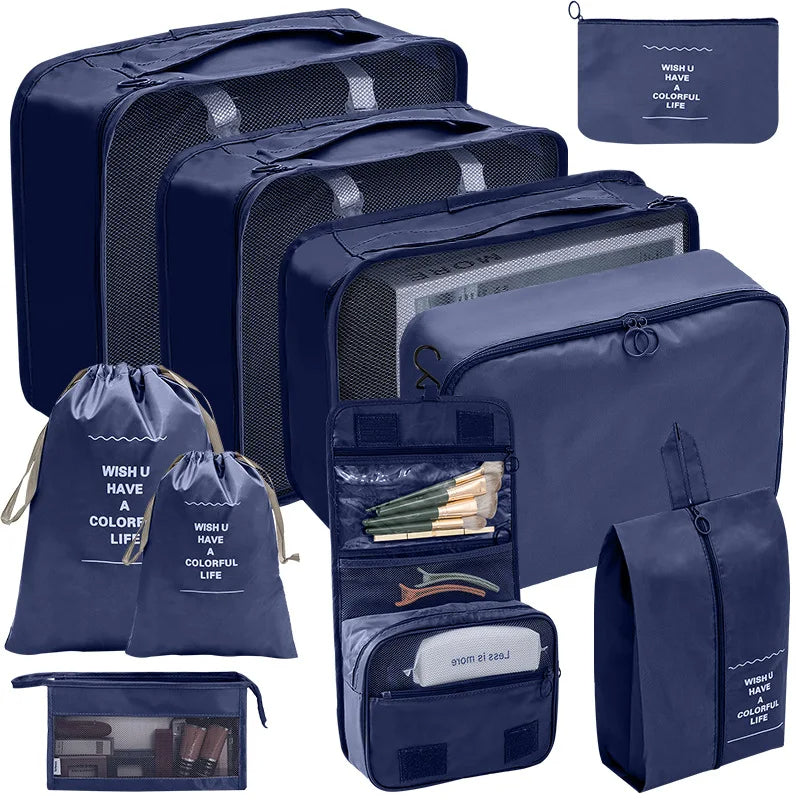 Travel Organizer Storage Bags Suitcase Packing Cubes Set