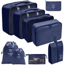 Travel Organizer Storage Bags Suitcase Packing Cubes Set