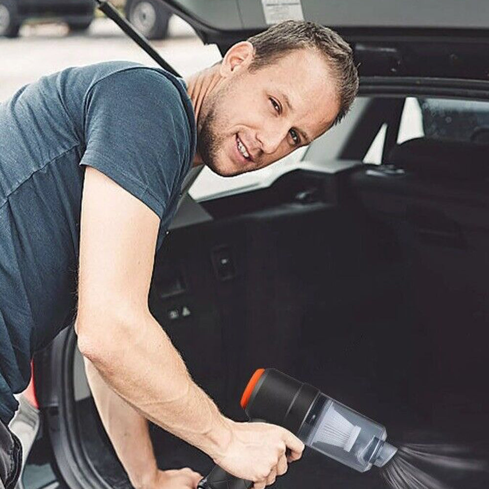 Electric Wireless Handheld Car Vacuum Cleaner - USB Rechargeable