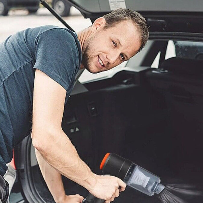 Electric Wireless Handheld Car Vacuum Cleaner - USB Rechargeable