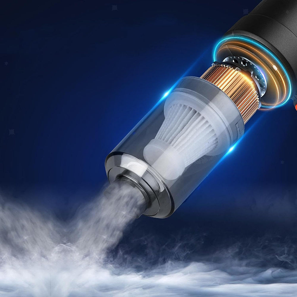 Electric Wireless Handheld Car Vacuum Cleaner - USB Rechargeable