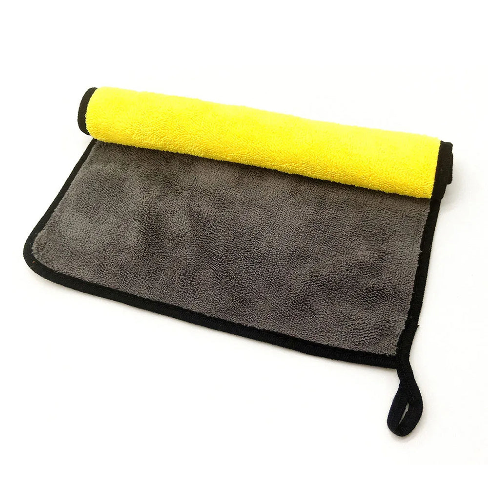 3/5/10Pcs Ultra-Soft Dual Layer Microfiber Towels for Car Washing and Household