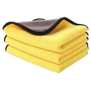 3/5/10Pcs Ultra-Soft Dual Layer Microfiber Towels for Car Washing and Household