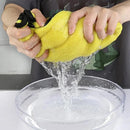 3/5/10Pcs Ultra-Soft Dual Layer Microfiber Towels for Car Washing and Household