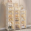 Adjustable Stackable Shoe Organizer Rack for Wall Corner