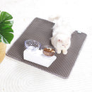 Waterproof Double Layer Cat Litter Mat Non-Slip Scratch Pad