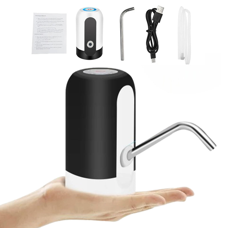 Electric Water Dispenser Pump for 5 Gallon Bottles - USB Rechargeable