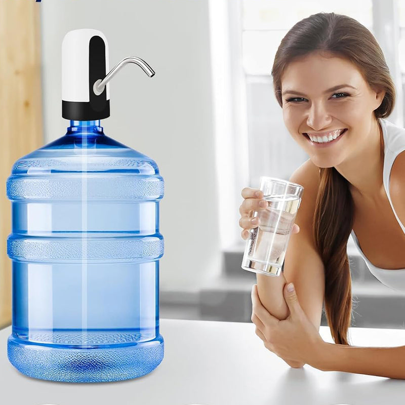 Electric Water Dispenser Pump for 5 Gallon Bottles - USB Rechargeable