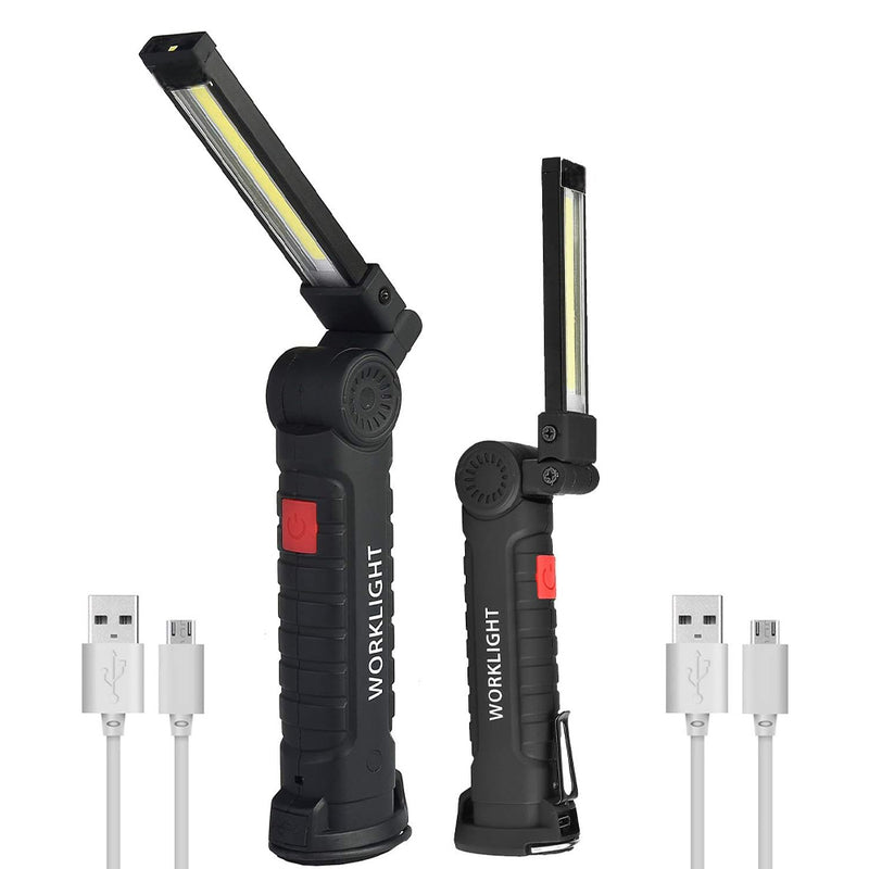 Hangable Versatile Rechargeable COB LED Work Light with Magnetic Base