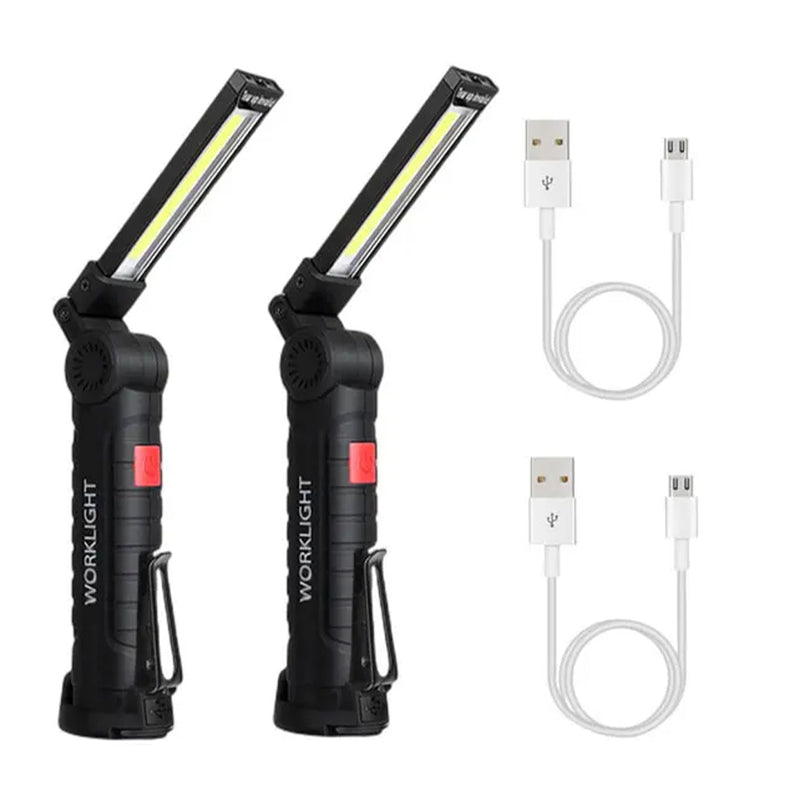 Hangable Versatile Rechargeable COB LED Work Light with Magnetic Base