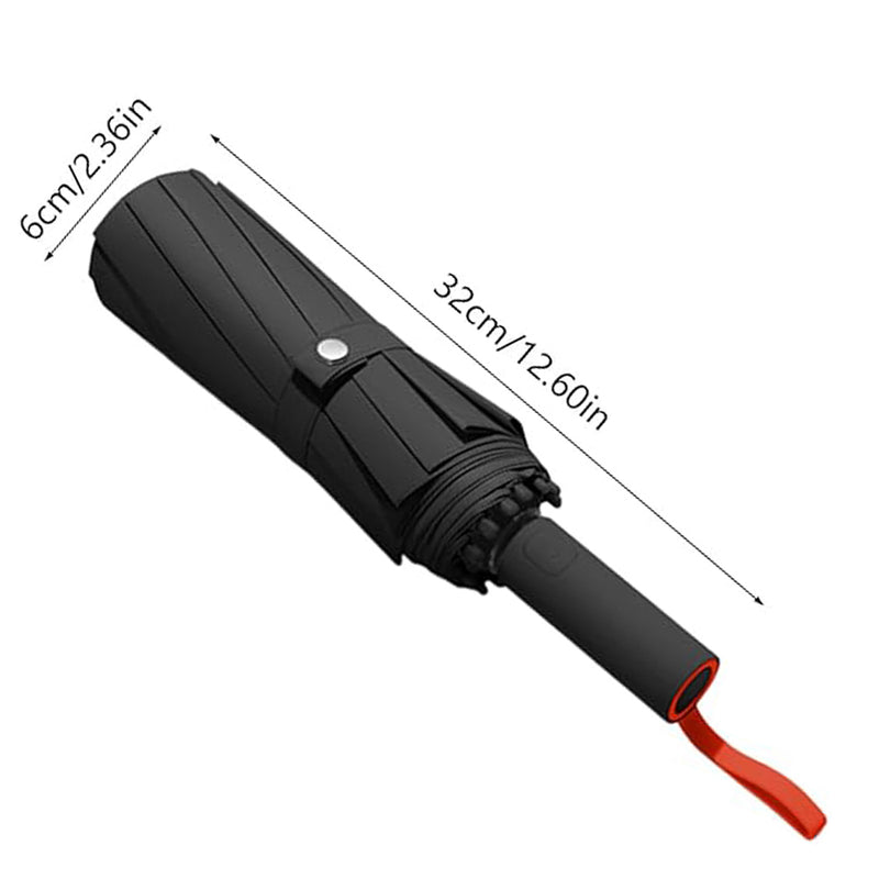 72 Bone Sunshade UV Protection Reverse Automatic Folding Umbrella