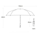 72 Bone Sunshade UV Protection Reverse Automatic Folding Umbrella