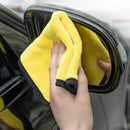 3/5/10Pcs Ultra-Soft Dual Layer Microfiber Towels for Car Washing and Household