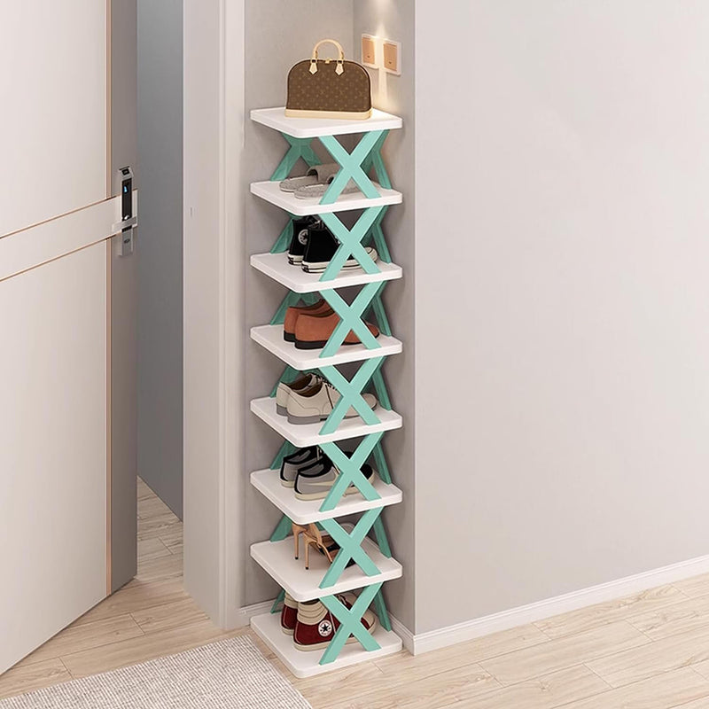 Space-Saving Multilayer Shoe Storage Rack Organizer with Detachable Shelves