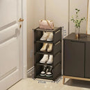 Adjustable Stackable Shoe Organizer Rack for Wall Corner