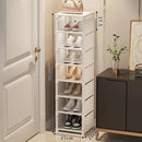 Adjustable Stackable Shoe Organizer Rack for Wall Corner
