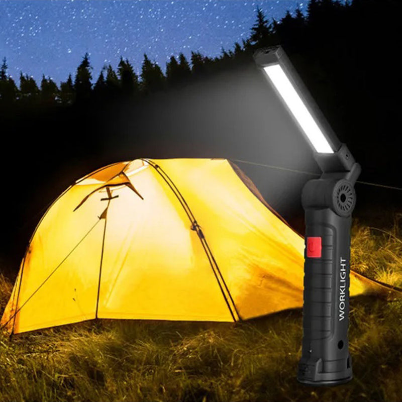 Hangable Versatile Rechargeable COB LED Work Light with Magnetic Base