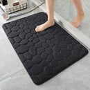 Cobblestone Design Quick Drying 3D Non-Slip Bath Mat