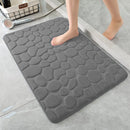 Cobblestone Design Quick Drying 3D Non-Slip Bath Mat