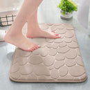 Cobblestone Design Quick Drying 3D Non-Slip Bath Mat