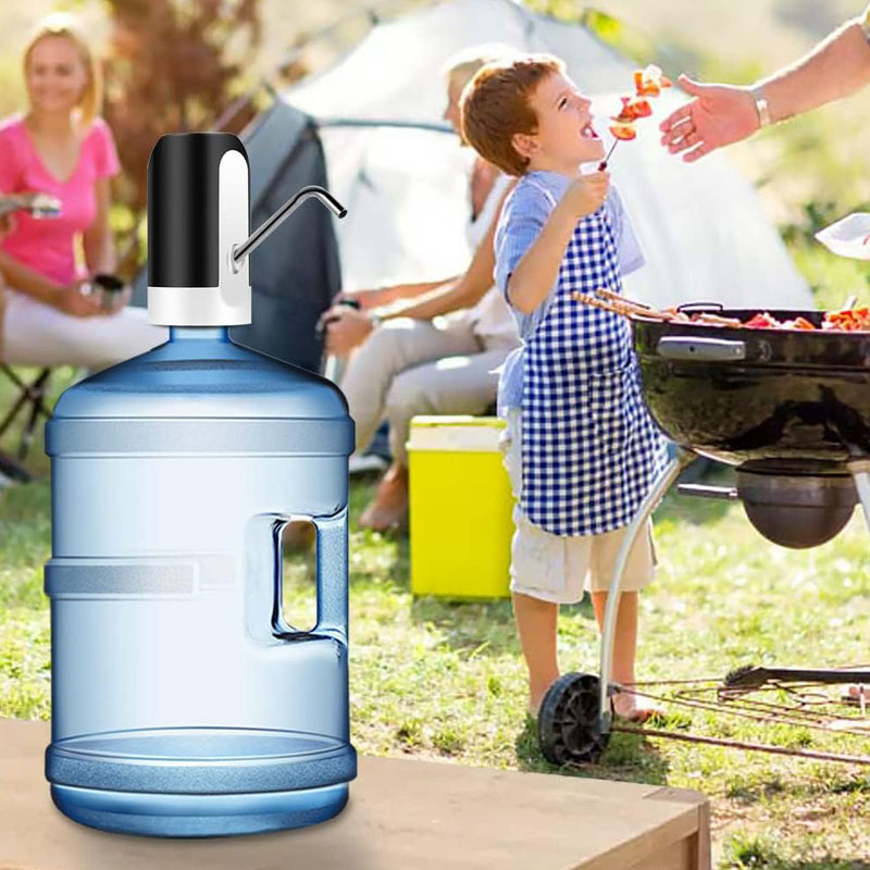Electric Water Dispenser Pump for 5 Gallon Bottles - USB Rechargeable