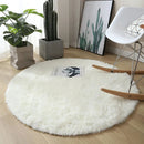 Super Soft Plush Round Rug Mat Fluffy Salon Thick Pile Carpets