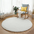 Super Soft Plush Round Rug Mat Fluffy Salon Thick Pile Carpets