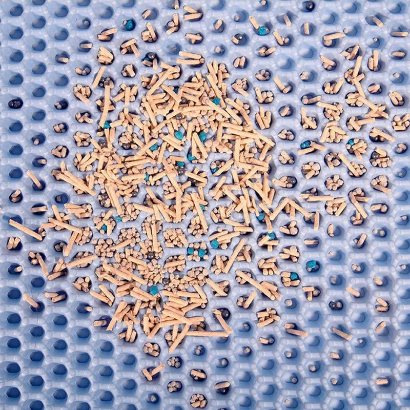 Double Layer Waterproof Cat Litter Mat Non-slip Washable Cat Sand Mat