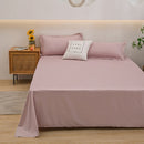 Soft Solid Color Bed Sheet for Double Bed